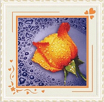картинка Мозаичная картина - 80211 Желтая роза от магазина
