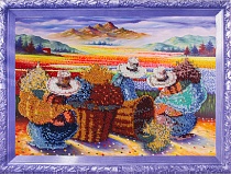 картинка Цветочницы - набор для вышивания бисером от магазина