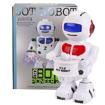 картинка Робот с барабаном на батарейках, звук, свет 23*179 см от магазина