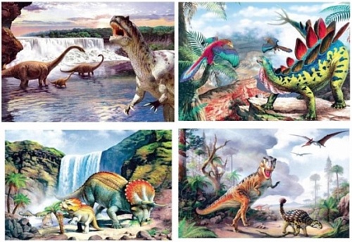 картинка Динозавры, 120 деталей MINI Castor Land от магазина