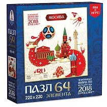 картинка ЧМ2018.Пазл.64Эл.Look.Москва.03871  03871 от магазина