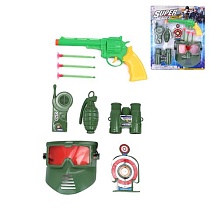 картинка Игровой набор "Военный" (9 предметов), на блистере от магазина