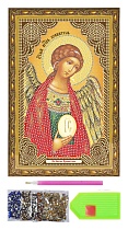 картинка Алмазная живопись иконы Святой Ангел Хранитель 20х30 от магазина