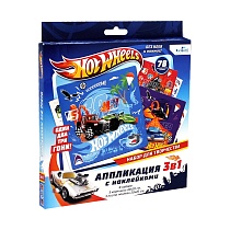 картинка Hot Wheels. Набор для творчества 3в1. 3 картинки, 3 листа стикеров. Арт.06501 от магазина