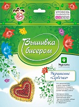 картинка Вышивка бисером/Украшение Сердечко 170*250 мм от магазина